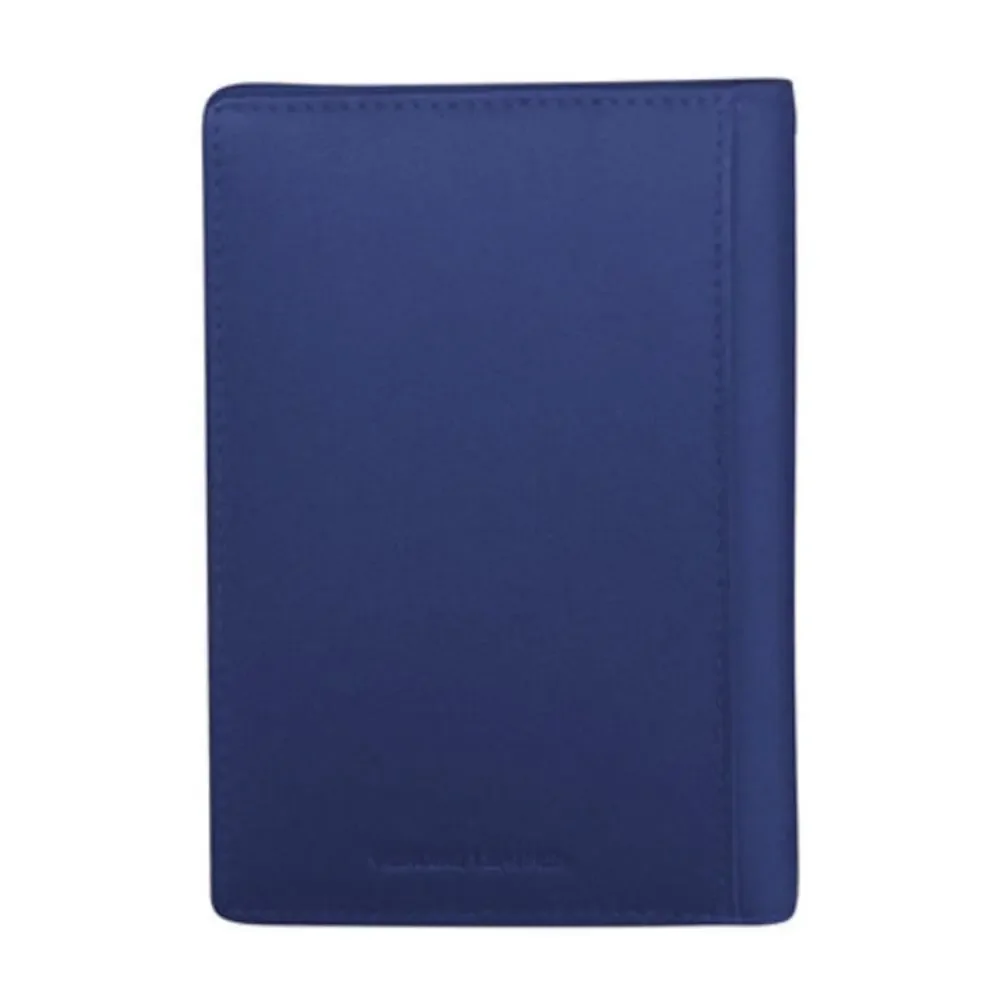 Leather RIFD Passport Wallet | Cobalt